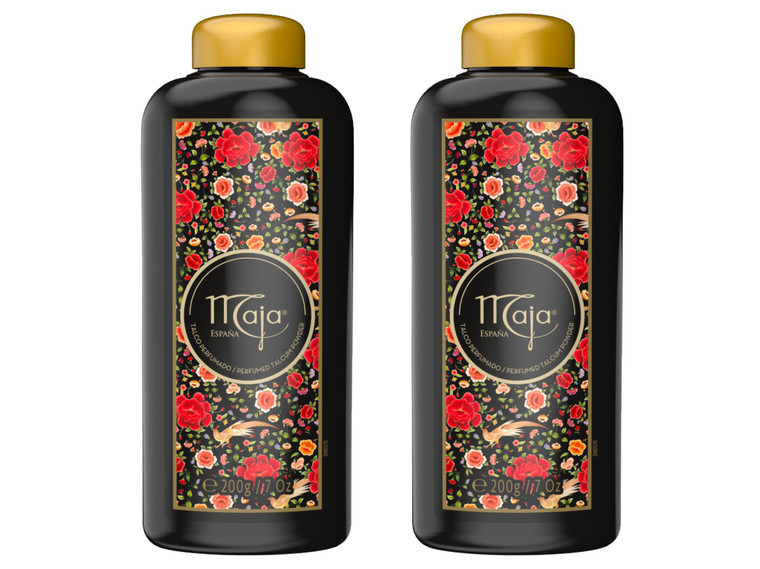 Maja Perfumed Talcum Powder-Talco Perfumado 7 oz. 2-PACK