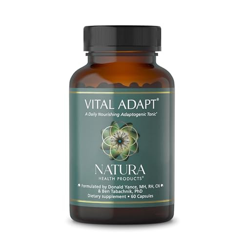 Natura Health Products Vital Adapt Supplement - Daily Nourishing Adaptogenic Tonic for Endocrine Function Support - Featuring Rhodiola, Ashwagandha,