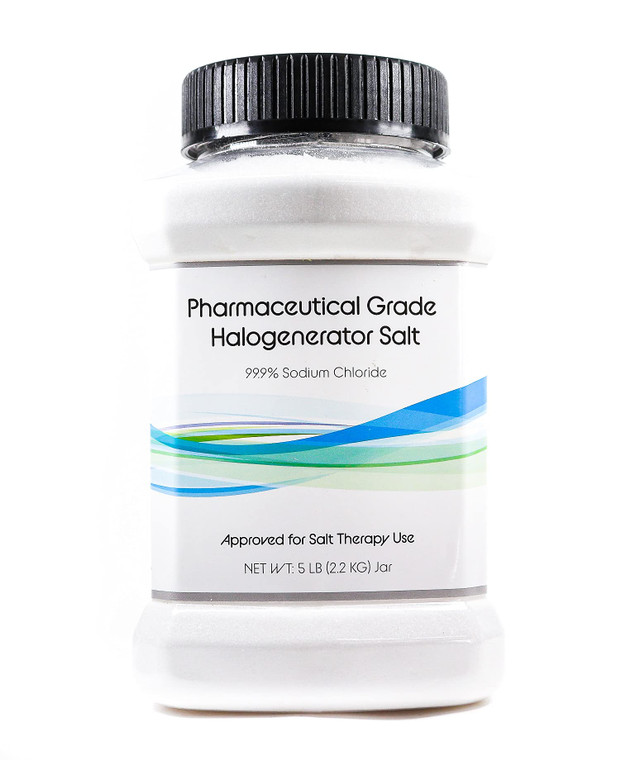 Himalayan Secrets Pharmaceutical Grade Salt Approved for Halogenerators - Use in Salt Therapy Rooms and Caves 5 LB JAR