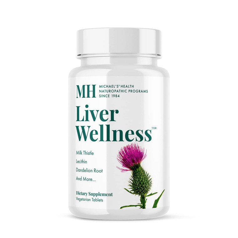 MICHAEL'S Health Naturopathic Programs Liver Wellness - 90 Vegetarian Tablets - Contains Nutrients for Liver Support - Kosher - 30 Servings