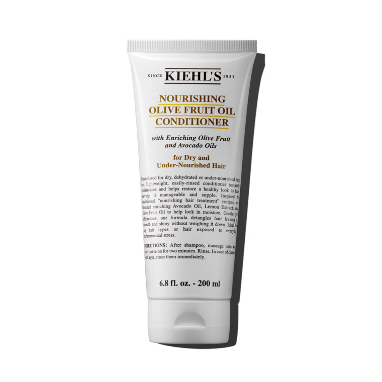Kiehl's Nourishing Olive Fruit Oil Conditioner, Moisturizing Hair Conditioner for Dry & Damaged Hair, Promotes Shine, Helps Detangle, Lightweight For