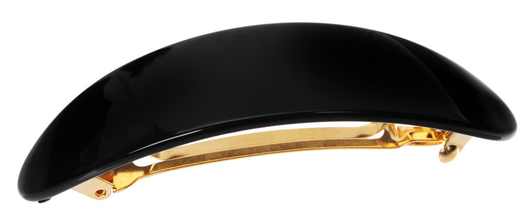 France Luxe France Lux Oval Volume Barrette - Classic, Black