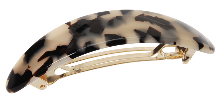 France Luxe Oval Volume Barrette - Ivory Tokyo