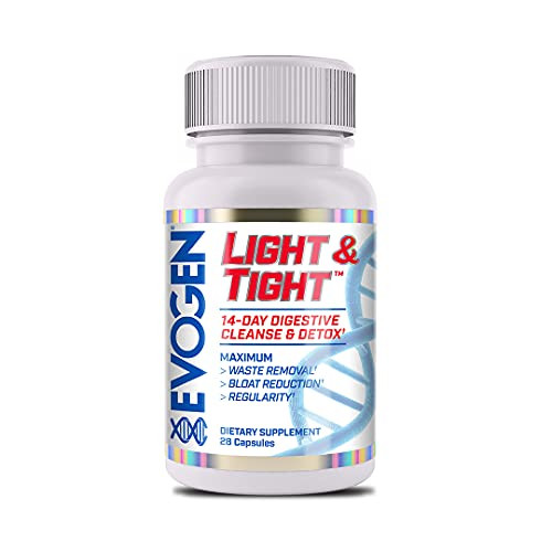 Evogen Light & Tight | 14 Day Extra Strength Cleanse & Detox | Flush Toxins, Increase Immune Health, Boost Energy? & Improves Nutrient Absorption, Pr