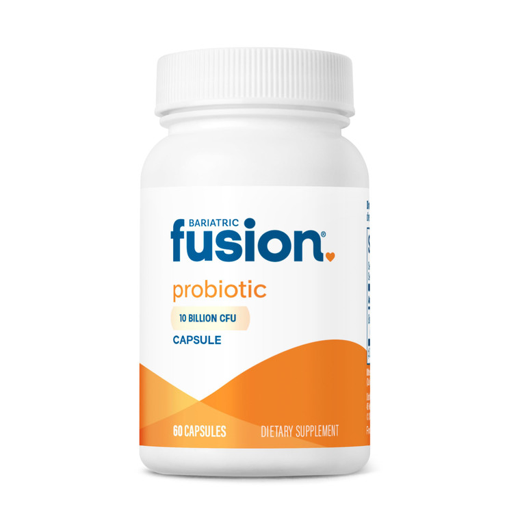 Bariatric Fusion Probiotic Capsule | Easy to Swallow Bariatric Vitamin | 10 Billion CFU | Bacillus Coagulans | Support Digestive & Immune Health | 60