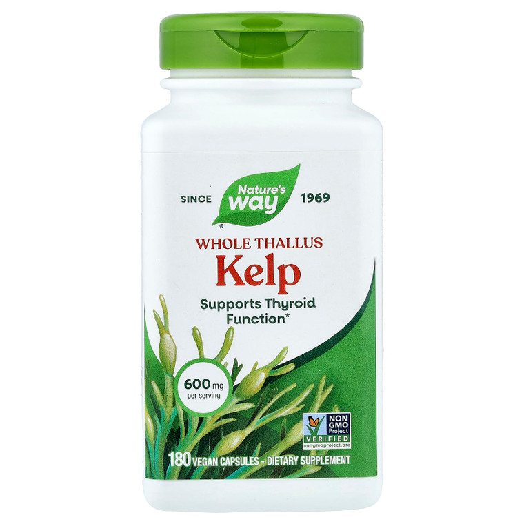 Nature's Way Kelp, 180 Capsules (Pack of 2)