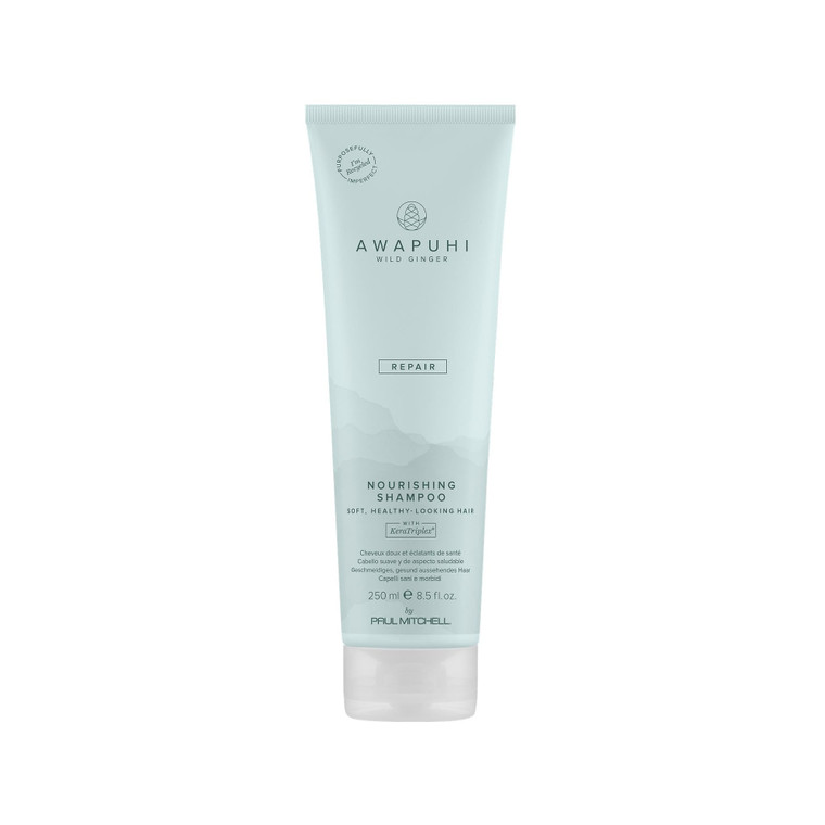 Awapuhi Wild Ginger by Paul Mitchell Nourishing Shampoo, Ultra Rich, Color-Safe Formula, For Dry, Damaged + Color-Treated Hair, 8.5 fl. oz.