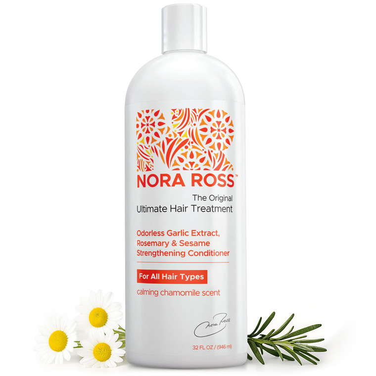 Nora Ross Garlic Extract Strengthening Conditioner with Sesame Seed Oil  Natural Deep Hair Conditioner for Women and Men with Dry, Damaged, Thinning