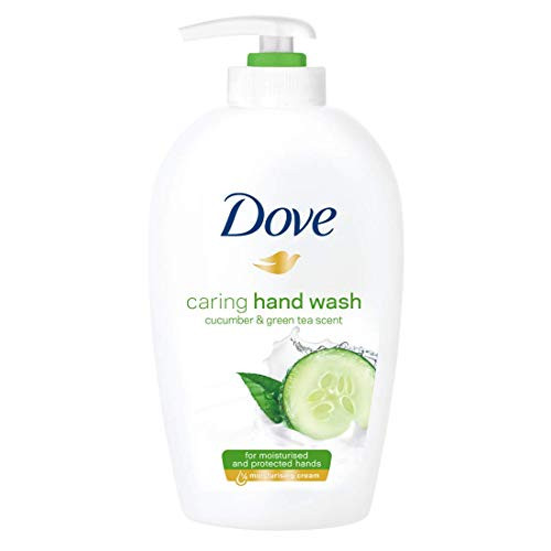 Dove Caring Hand Wash, Fresh Touch Cucumber & Green Tea, 8.45 Fl Oz (Pack of 6)