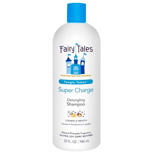 Fairy Tales Tangle Tamer Detangling Shampoo for Kids - Ultra Moisturizing and Anti Frizz Protection - Paraben Free, Sulfate Free - 32 Oz
