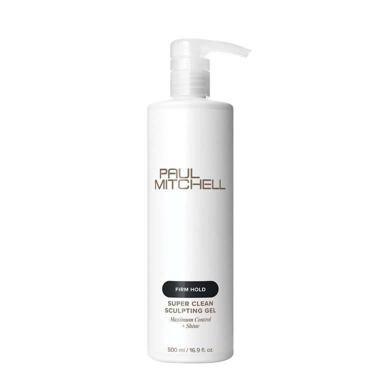 Paul Mitchell Super Clean Sculpting Gel, Firm Hold, Maximum Control + Shine, For All Hair Types, 16.9 fl oz