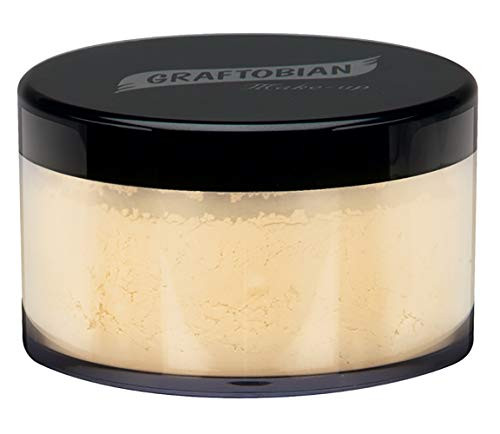 Graftobian HD LuceCashmere Setting Powder (0.7 oz) - No FlashBack, Matte, Silky Smooth Finish (Banana Cream Pie, .7 oz)