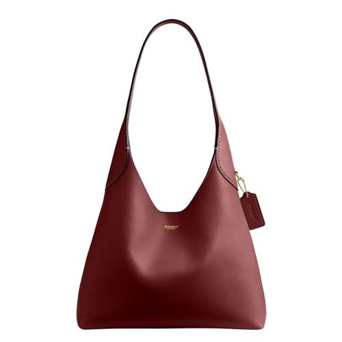 COACH Women's Brooklyn Shoulder Bag 28, B4/Dark Ruby, Red, One Size
