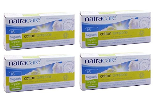 Natracare Tampons Reg With Applictr 16 ct ( 4 Pack)
