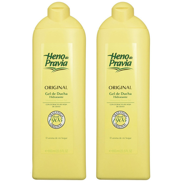 Heno de Pravia Shower Gel 22.5 Oz. 2-PACK Original