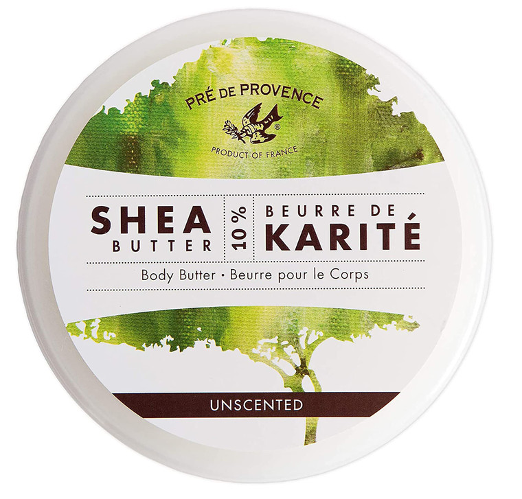 Pre de Provence Beurre De Karité Moisturizing Collection, Shea Butter Enriched Nourishing, Body Butter, 500 ML, Unscented