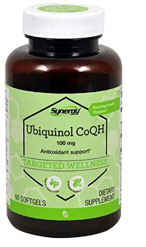 Vitacost Synergy Ubiquinol CoQH Featuring Kaneka QH 100 Miligram- 60 Softgels