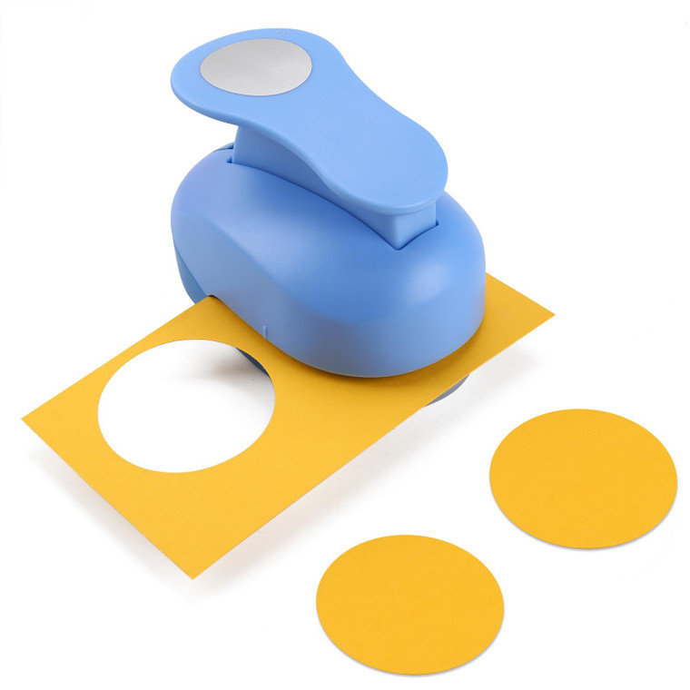 LOONENG 2 Inch Circle Paper Punch - Create Perfect Circles for Handmade Craft Projects - Ideas for Scrapbooking, Card Making, DIY Photo Albums, Gift