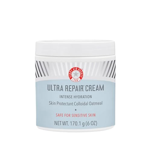 First Aid Beauty - Ultra Repair Cream, Intense Hydration Whipped Colloidal Oatmeal, Clinically Proven to Strengthen Skin Barrier in 7 Days & Helps Re
