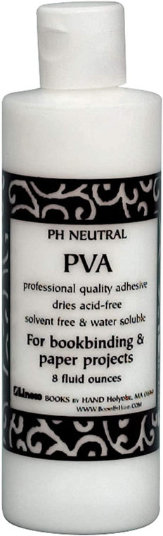 Books By Hand, PH Neutral PVA Adhesive, Acid-free, Water-Soluble, Dries Clear, Archival Quality PVA Formula, for Bookbinding, Book Repair, Framing, C