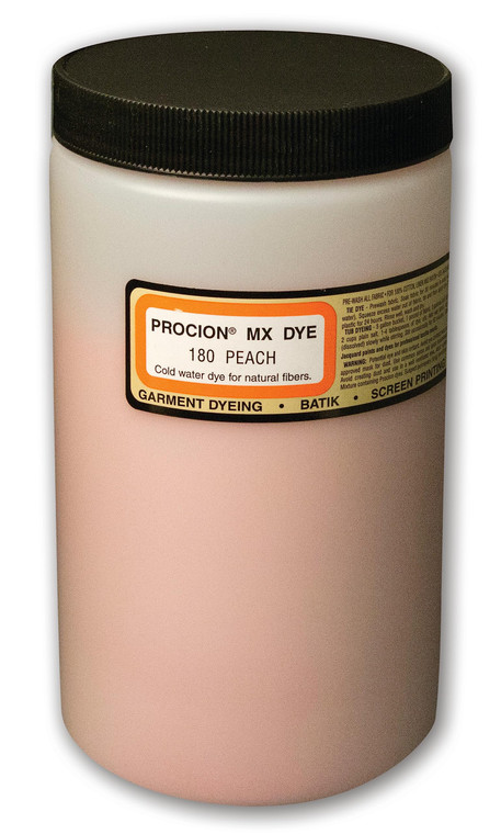 Jacquard Procion Mx Dye - Undisputed King of Tie Dye Powder - Peach - 1 Lb - Cold Water Fiber Reactive Dye Made in USA
