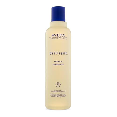 Aveda Brilliant Shampoo | Adds Shine | Deeply Cleanses Hair | Removes Product Build-Up | for All Hair Types, 8.5 Fl Oz