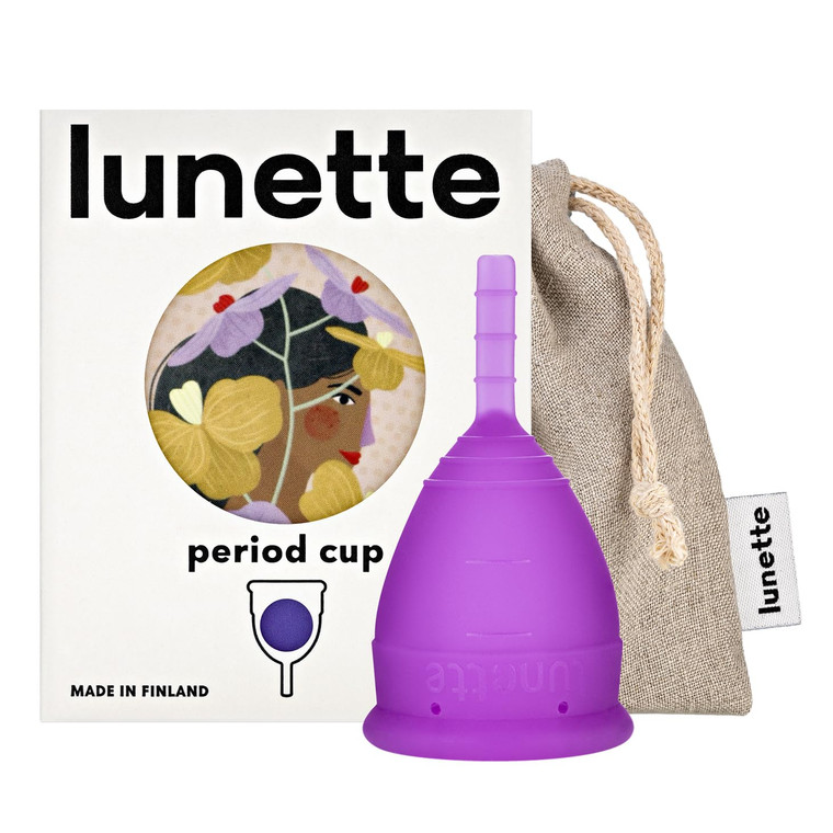 Lunette Period Cup  Menstrual Cup with 12h Leak-Free Comfort - Soft 100% Medical-Grade Silicone - Eco-Friendly Pad & Tampon Alternative Reusable for