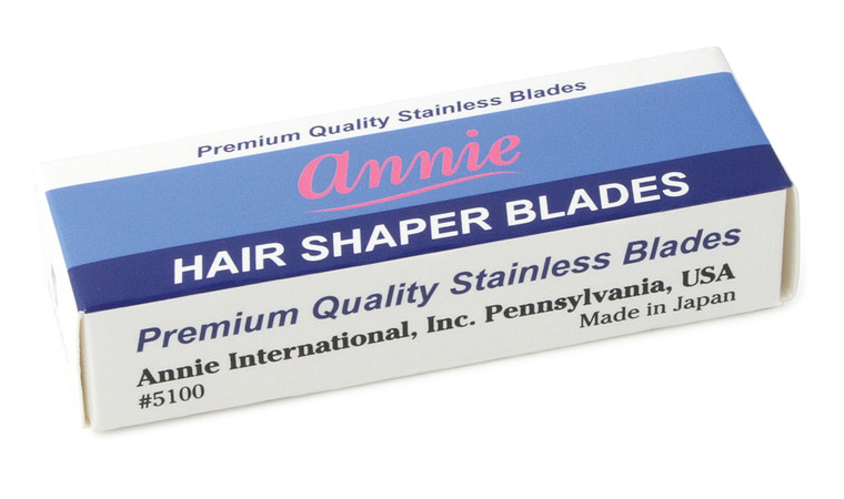 Annie premium quality hair shaper stainless blades 5100 60 pieces total