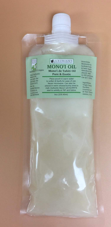 Monoi De Tahiti Oil-100% Natural-8 oz