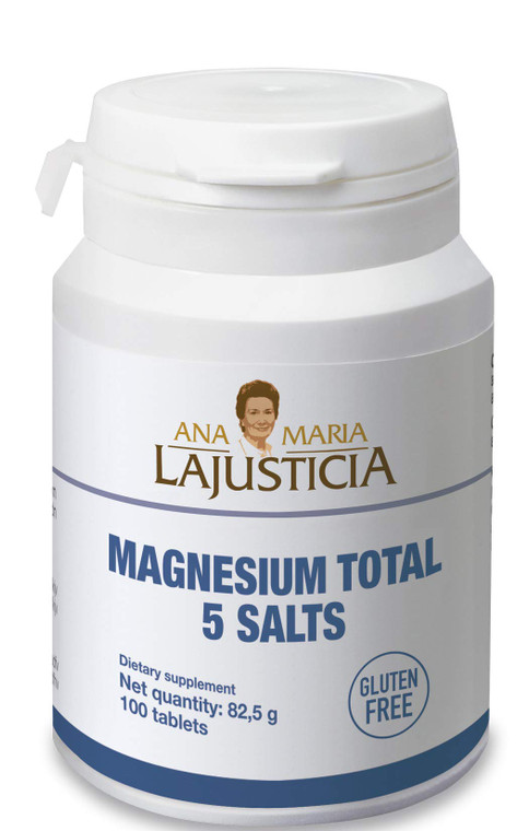 Magnesium 5-in-1 Complex by Ana Maria Lajusticia  High Absorption  100 Vegan Tablets  Kosher & Halal Certified