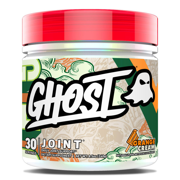 GHOST Joint Supplement, Orange Cream (30 Servings) - Daily Joint Maintenance Supplement for Men & Women - Glucosamine HCL, Chondroitin Sulfate & Curc