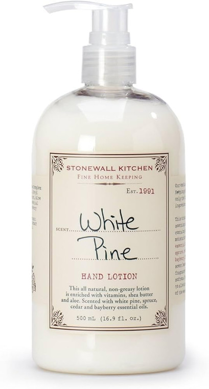 Stonewall Kitchen Whie Pine Hand Lotion, 16.9 oz