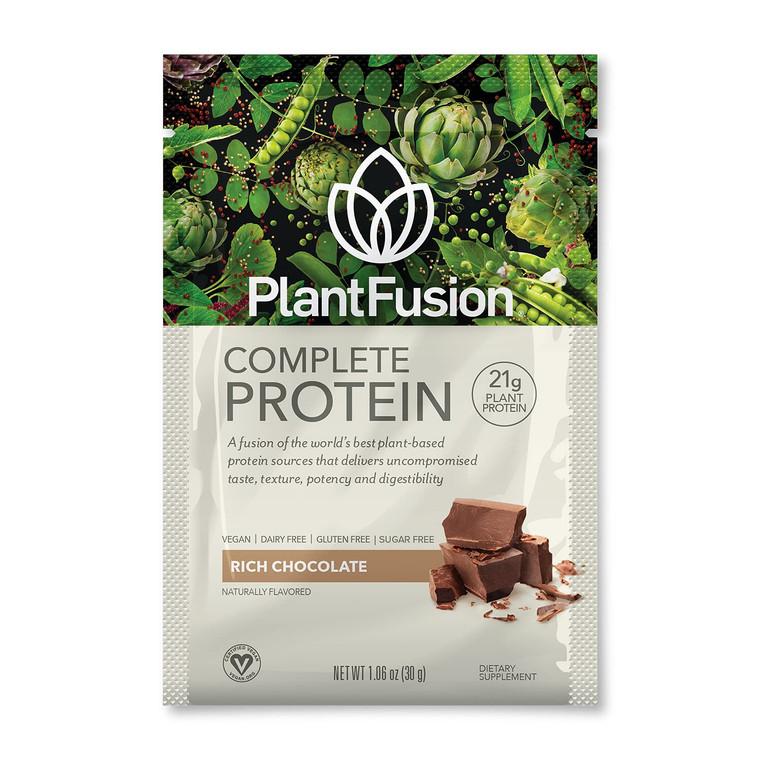 PlantFusion Complete Vegan Protein Powder - Plant Based Protein Powder with BCAAs, Digestive Enzymes and Pea Protein - Keto, Gluten Free, Soy Free, N