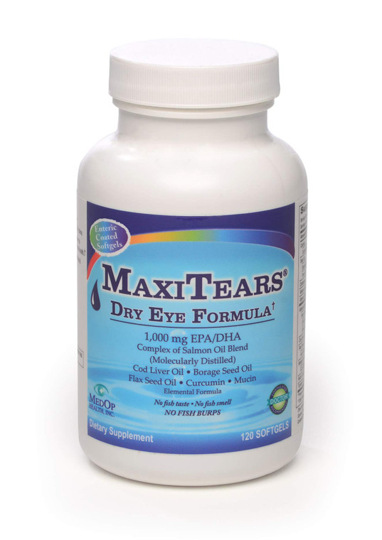 MaxiTears MedOp Dry Eye Formula 120 softgels, 1bottle