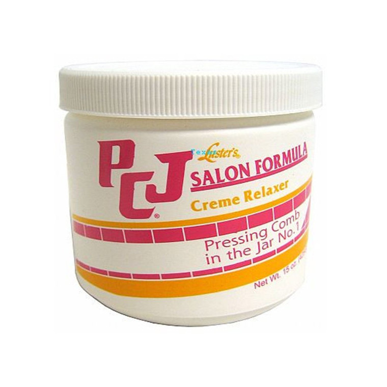 PCJ Salon Formula Creme Relaxer Pressing Comb in the Jar 15oz