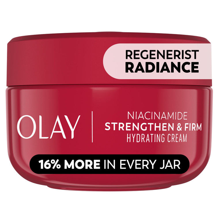 Olay Regenerist Radiance Niacinamide Face Moisturizer: Strong & Firm Cream for Women - Anti-Aging, Anti-Wrinkle, Hydrating & Skin Firming - 2 Oz