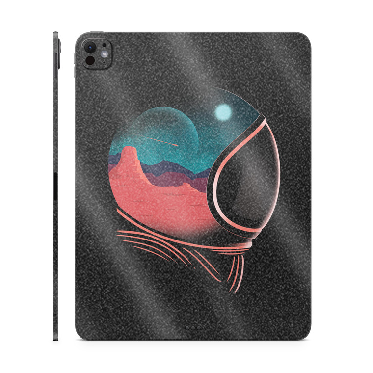 Glossy Glitter Skin Compatible with Apple iPad Pro 11 (M4) 2024 - Space Adventure - Premium 3M Vinyl Protective Decal Cover - Easy to Apply | Crafted