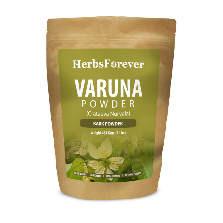 HerbsForever Varuna Powder  Crataeva Nurvala  Prostate Health  Support Prostatic, Kidneys, Gall Bladder and Urinary Tract Health  Non GMO, Organi