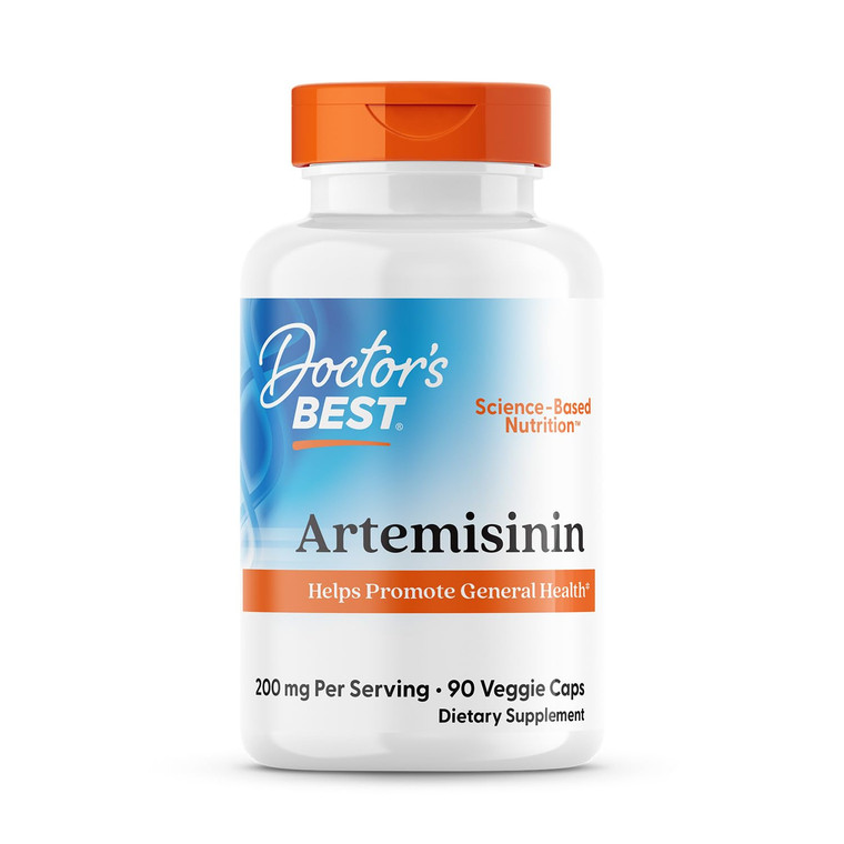 Doctor's Best Artemisinin Supplement for Men & Women - Sourced from Sweet Wormwood Herb, Artemisia Annua Capsules, 200 mg per Serving, Natural Immune