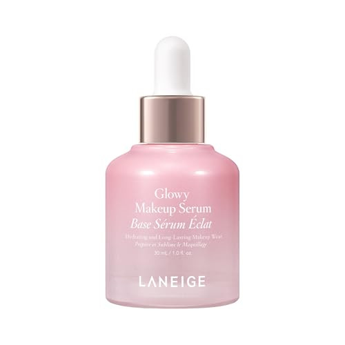 LANEIGE Glowy Makeup Serum: Hydrating Primer and Face Serum for Dewy Skin, Long-Lasting Makeup, & a Radiant Finish