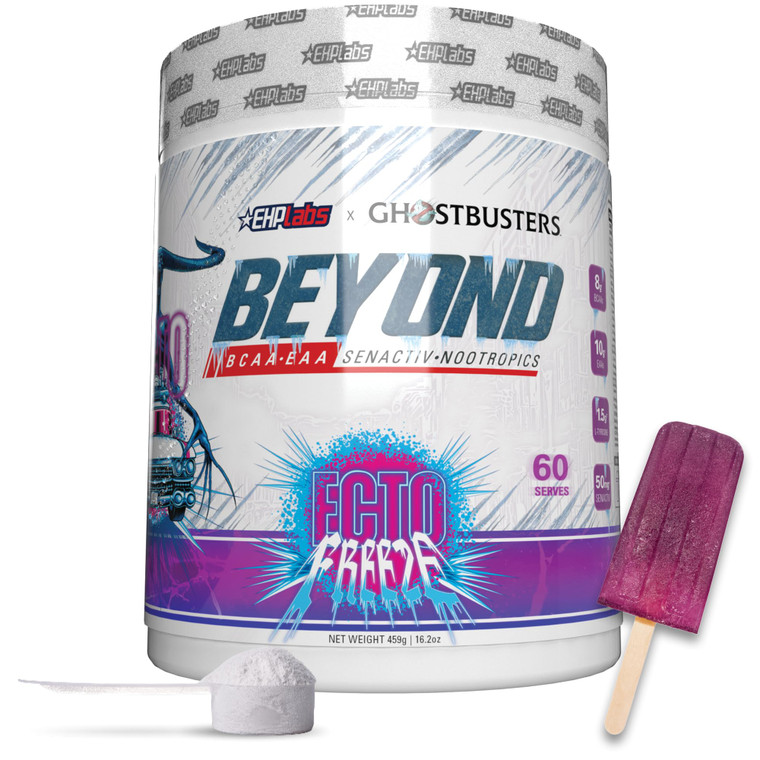 EHP Labs x Ghostbusters Beyond BCAA Powder Amino Acids Supplement for Muscle Recovery - Sugar Free BCAAs Amino Acids Post Workout Recovery Powder & E