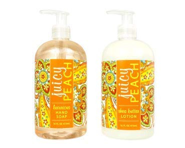 Greenwich Bay Trading Company Botanical Collection: Juicy Peach (Lotion & Hand Soap)