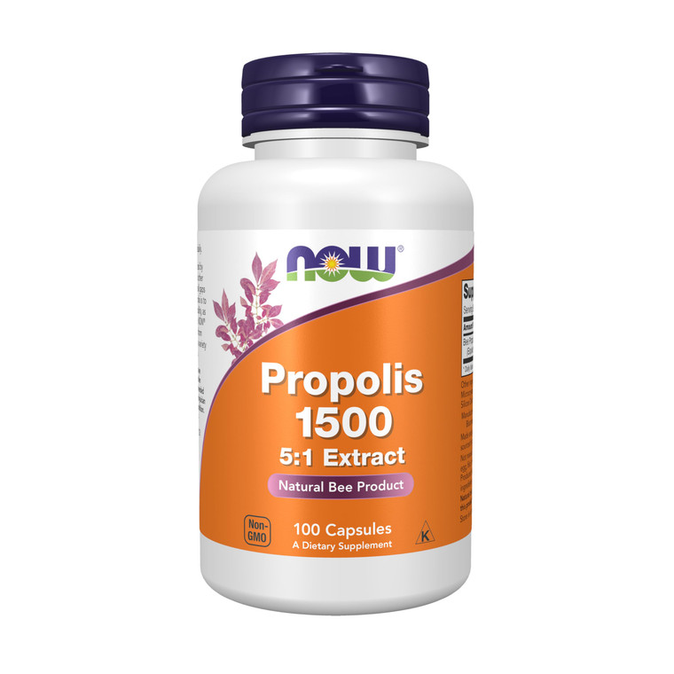 Now Foods Propolis 1500 mg 100 capsules (Pack of 3)
