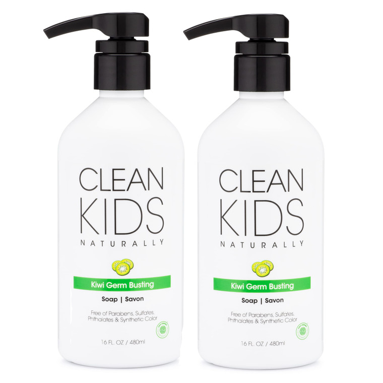 Gabriel Cosmetics Clean Kids Naturally Kiwi Soap, 16 oz (2)