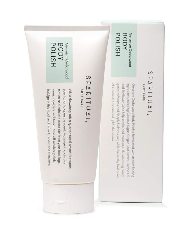 SpaRitual Geranium Cedarwood Vegan Body Polish | 6oz