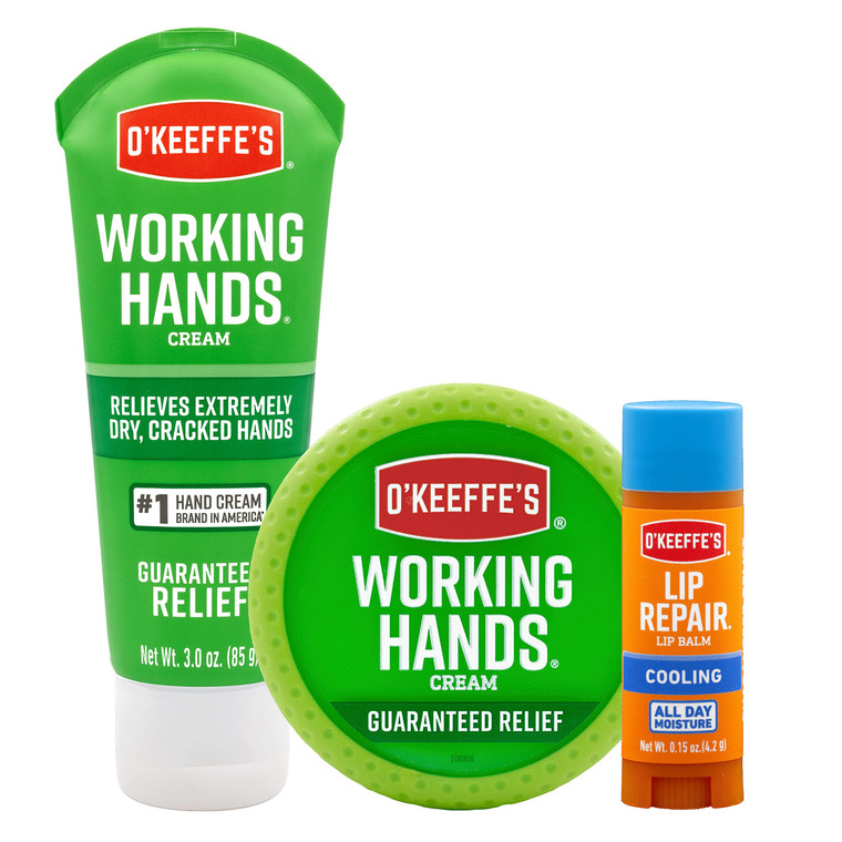 O'Keeffe's OKeeffes Working Hands & Lip Repair Variety Pack