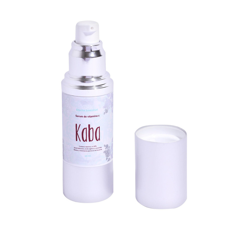 Kaba Vitamin C Serum for Face with Hyaluronic Acid, Hydrating & Brightening Serum for Dark Spots, Enhanced 20% Vitamin C, Boost Skin Collagen, Natura