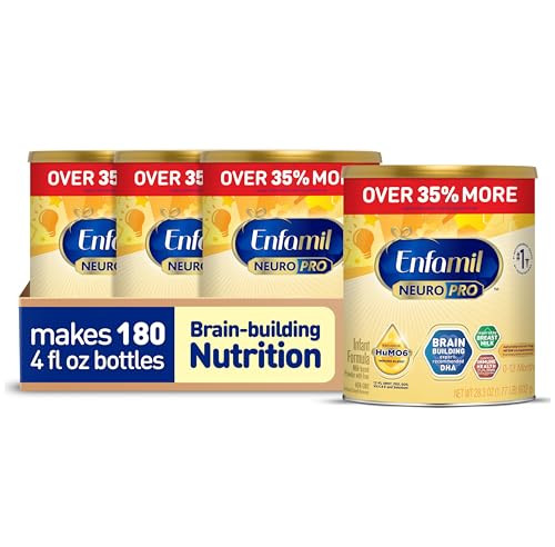Enfamil NeuroPro Baby Formula, Brain and Immune Support with DHA, Iron and Prebiotics, Infant Formula Inspired by Breast Milk, Non-GMO, Powder Can, 2