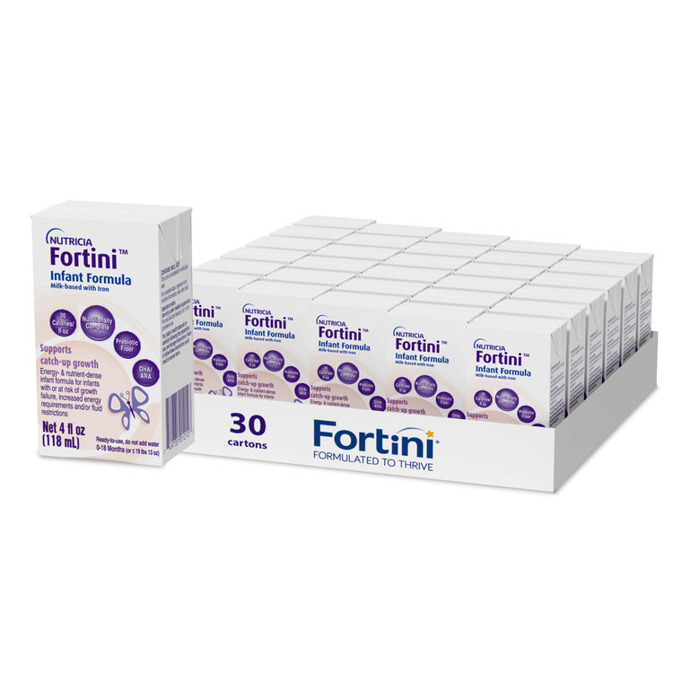 Nutricia Fortini Infant Formula - Milk-Based Baby Formula for Energy & Growth Support - Ready-to-Feed & Nutrient-Dense Baby Formula with Iron for Ene