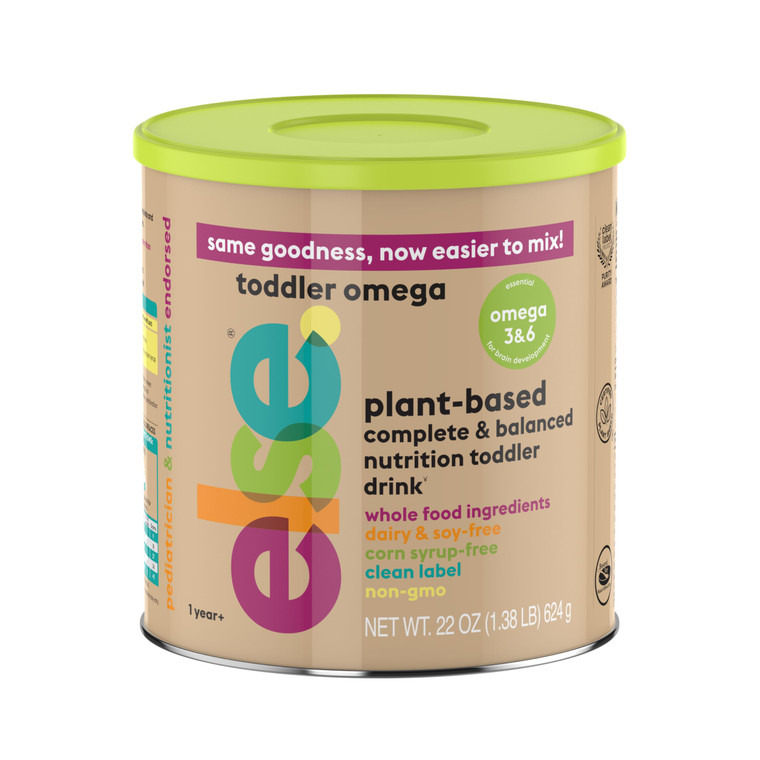 Else Nutrition Plant?Based Toddler Formula 1236 Months  Omega 3 & 6, Dairy & Lactose Free with Almond Butter, Buckwheat, Prebiotics, 20+ Vitamins &